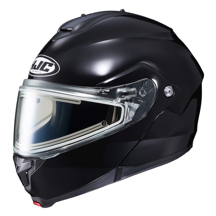 Hjc Helmets C91 Solid Snow Helmet with Electric Shield (XXXX-Large, Black)