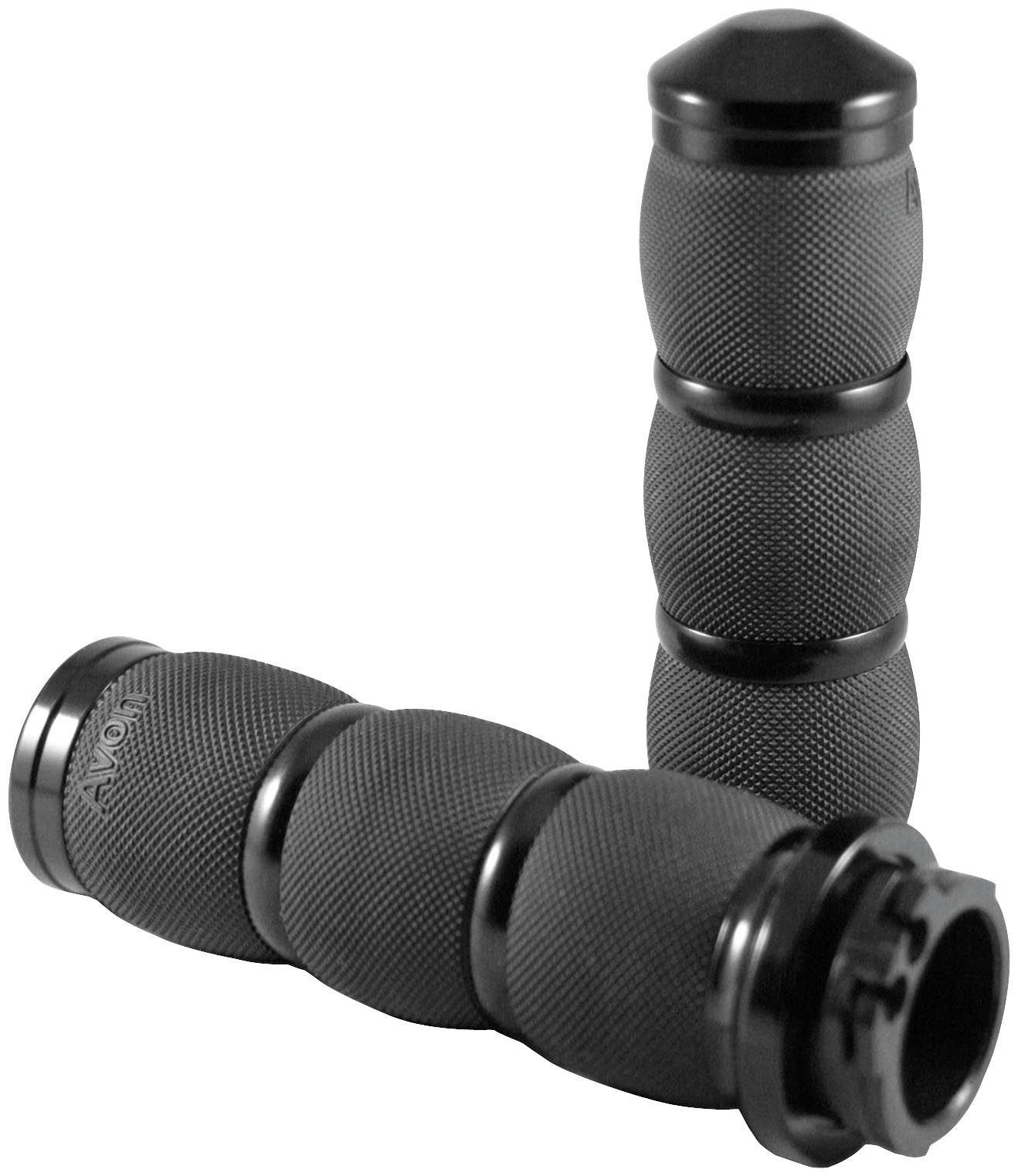 Avon Grips AIR-90-ANO-FLY Air Cushioned Grips – Black Anodized