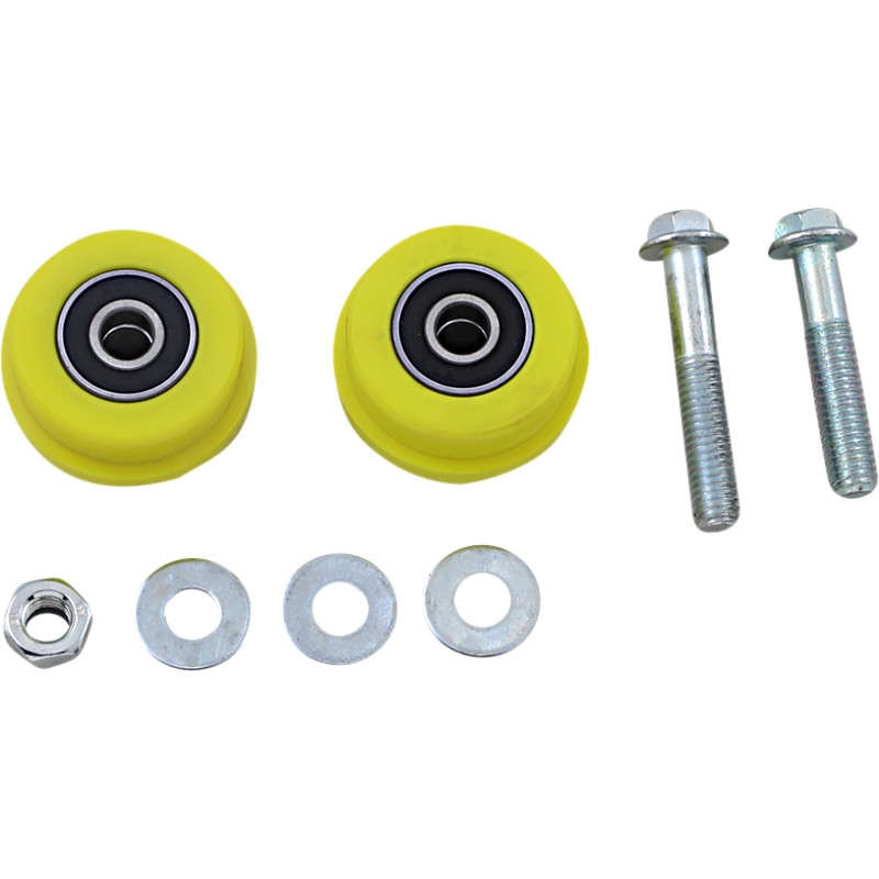 TM Designworks Powerlip Chain Roller - Yellow - Fits Suzuki LT250R