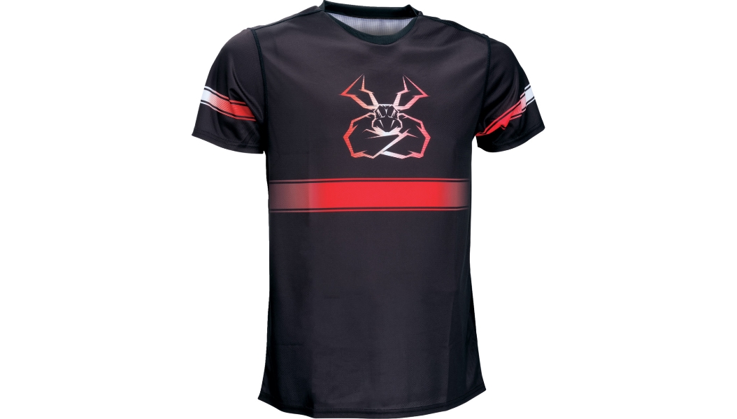 Moose Offroad Mountain Bike Jersey (Medium, Red/Black)